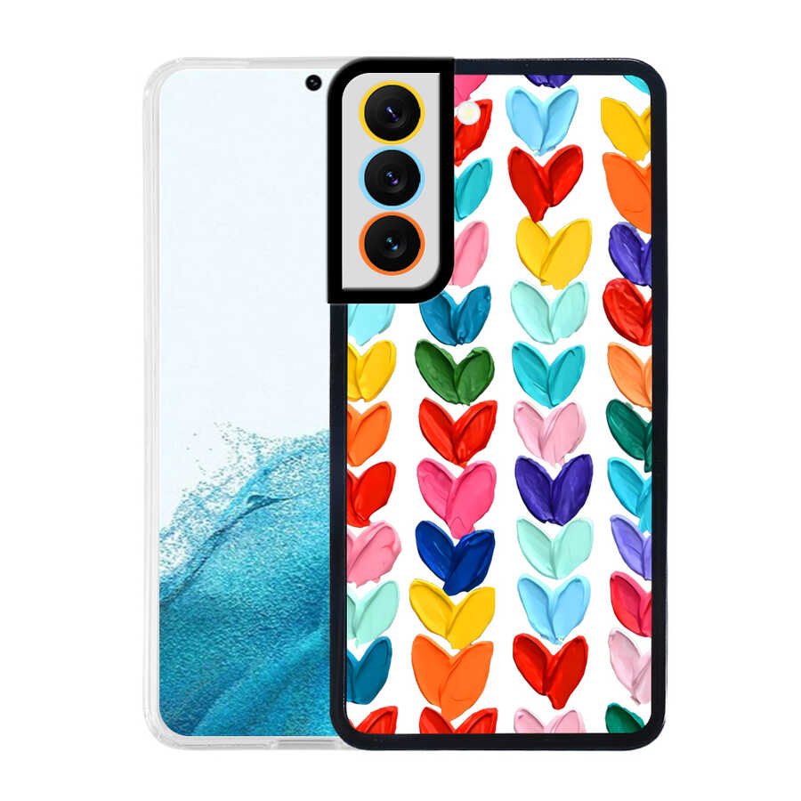 Galaxy S22 Uyumlu Kılıf Zore M-Fit Desenli Kapak