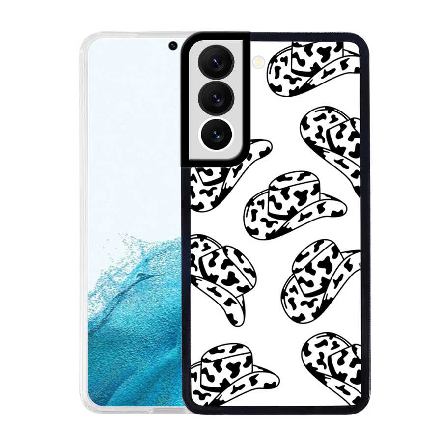 Galaxy S22 Uyumlu Kılıf Zore M-Fit Desenli Kapak