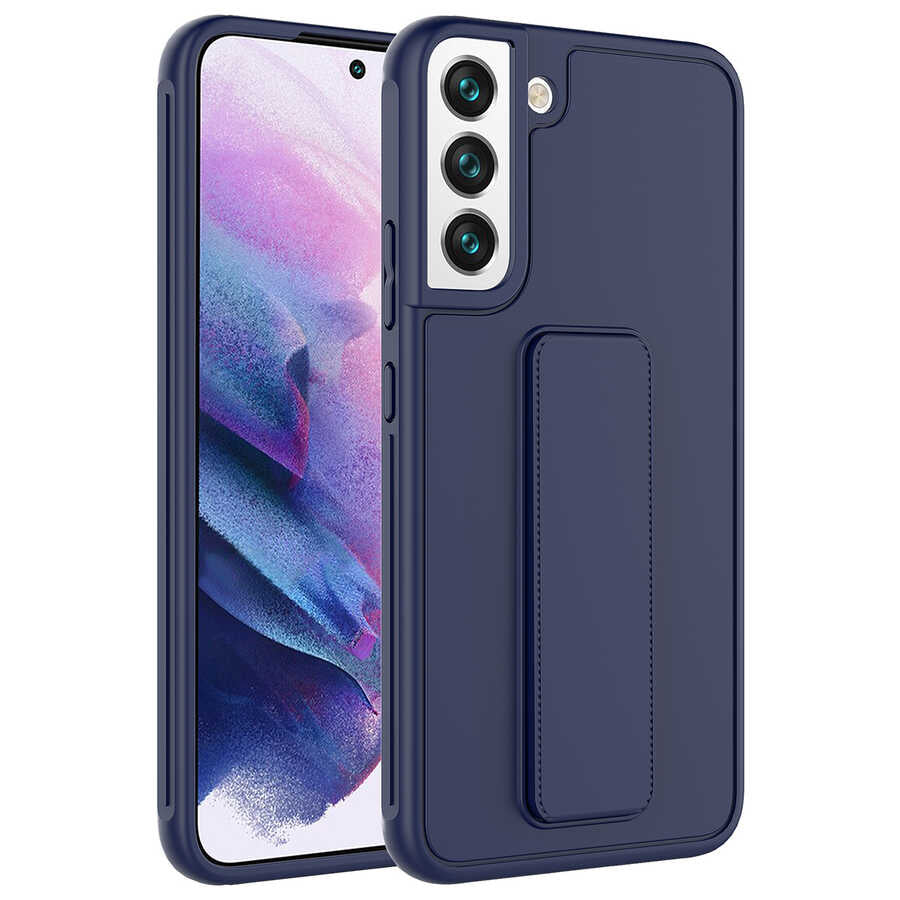 Galaxy S22 Uyumlu Kılıf Zore Qstand Kapak