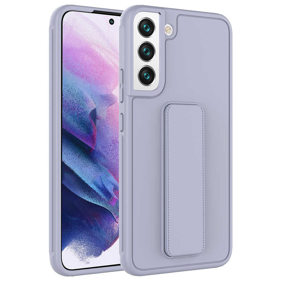 Galaxy S22 Uyumlu Kılıf Zore Qstand Kapak