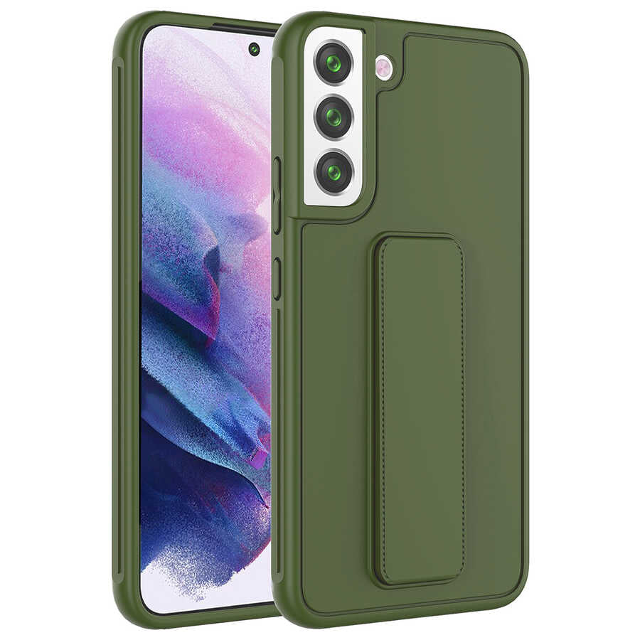 Galaxy S22 Uyumlu Kılıf Zore Qstand Kapak