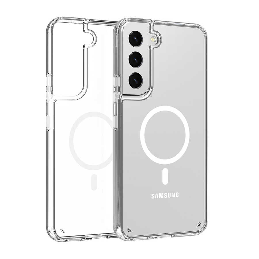 Galaxy S22 Uyumlu Kılıf Zore Tacsafe Wireless Kapak