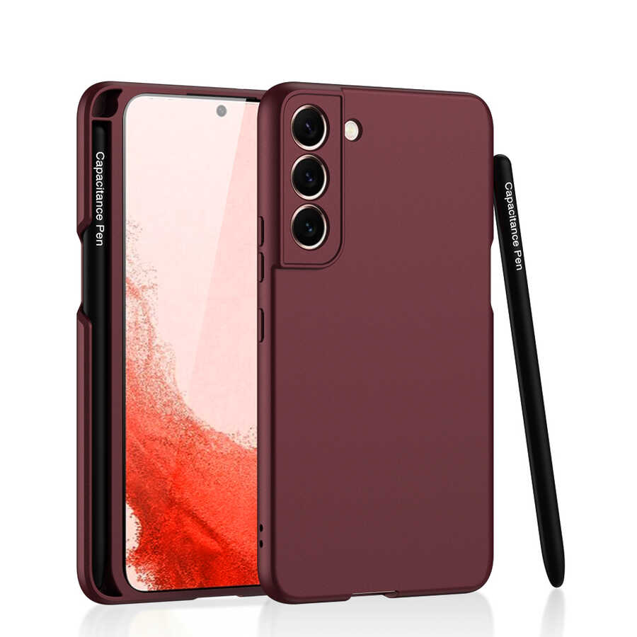 Galaxy S22 Plus Uyumlu Kılıf Zore Kalemli Kıpta Kapak