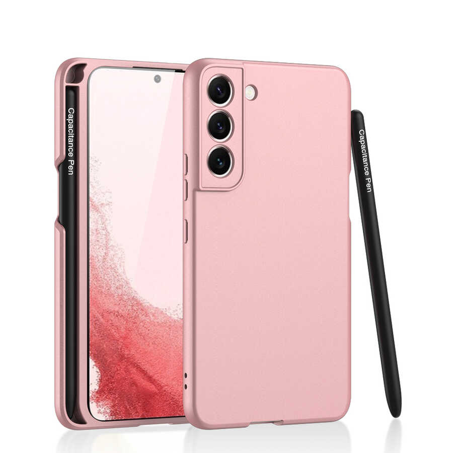Galaxy S22 Plus Uyumlu Kılıf Zore Kalemli Kıpta Kapak