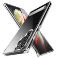 Galaxy S22 Ultra Uyumlu Kılıf Standlı Şeffaf Silikon Zore L-Stand Kapak
