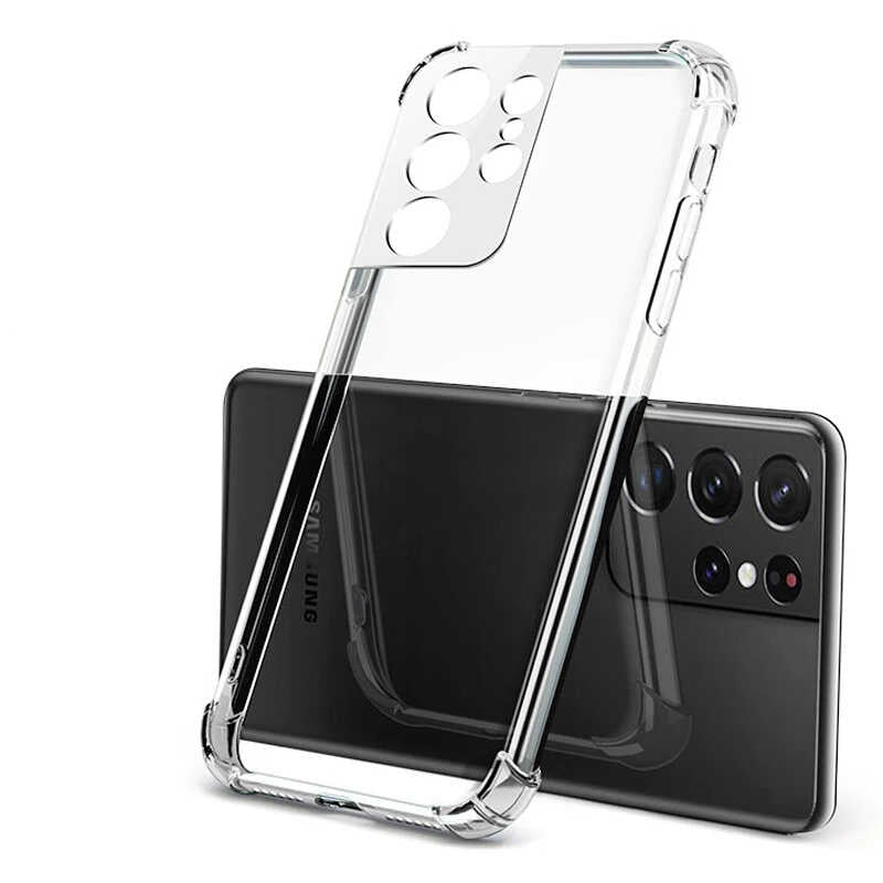 Galaxy S22 Ultra Uyumlu Kılıf Zore Kamera Korumalı Nitro Anti Shock Silikon
