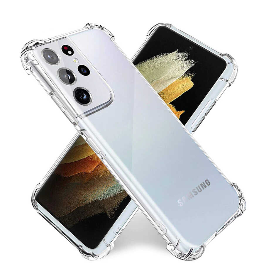 Galaxy S22 Ultra Uyumlu Kılıf Zore Kamera Korumalı Nitro Anti Shock Silikon