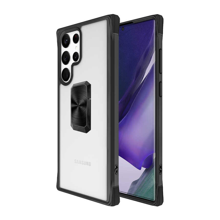 Galaxy S22 Ultra Uyumlu Kılıf Zore V-Bax Kapak