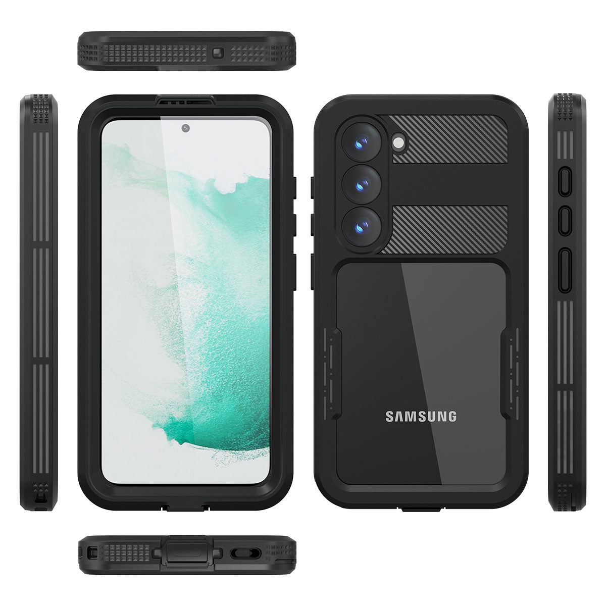 Galaxy S23 Uyumlu Kılıf 1-1 Su Geçirmez Kılıf