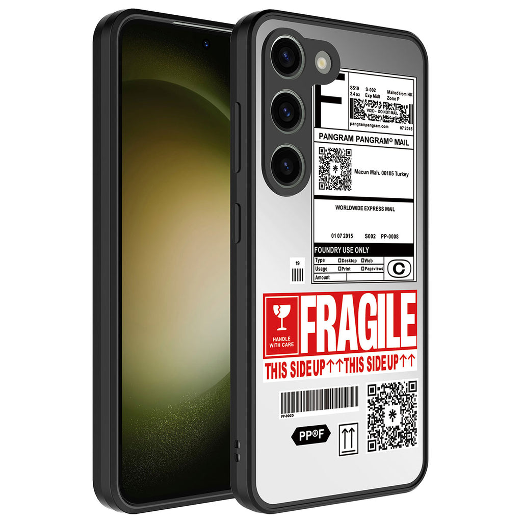 Galaxy S23 Uyumlu Kılıf Aynalı Desenli Kamera Korumalı Parlak Zore Mirror Kapak