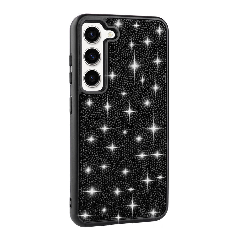 Galaxy S23 Uyumlu Kılıf Parlak Taşlı Tasarım Zore Pırlanta Kapak