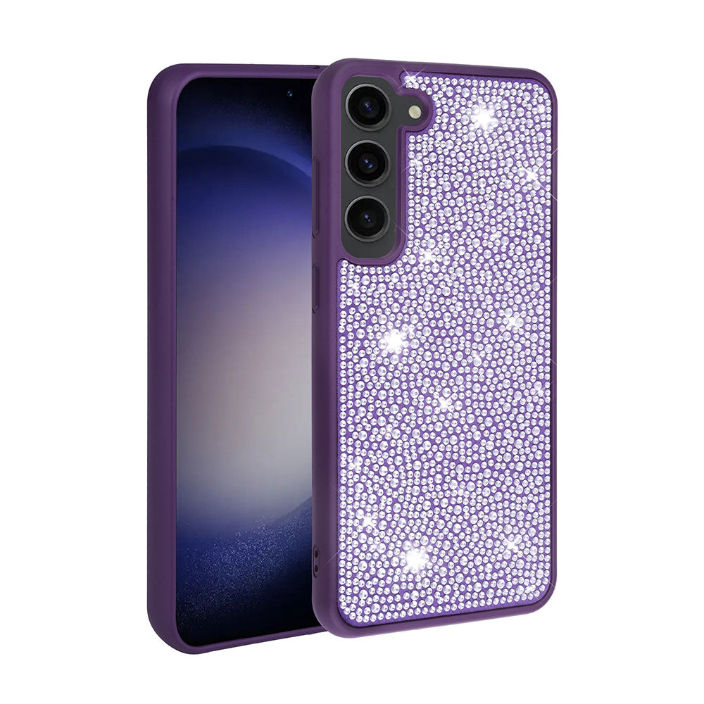 Galaxy S23 Uyumlu Kılıf Parlak Taşlı Tasarım Zore Ston Kapak