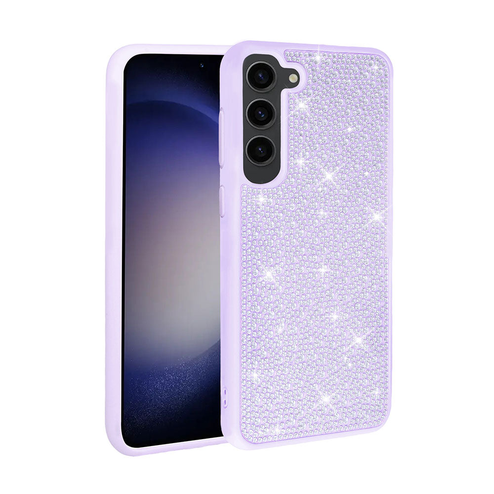 Galaxy S23 Uyumlu Kılıf Parlak Taşlı Tasarım Zore Ston Kapak