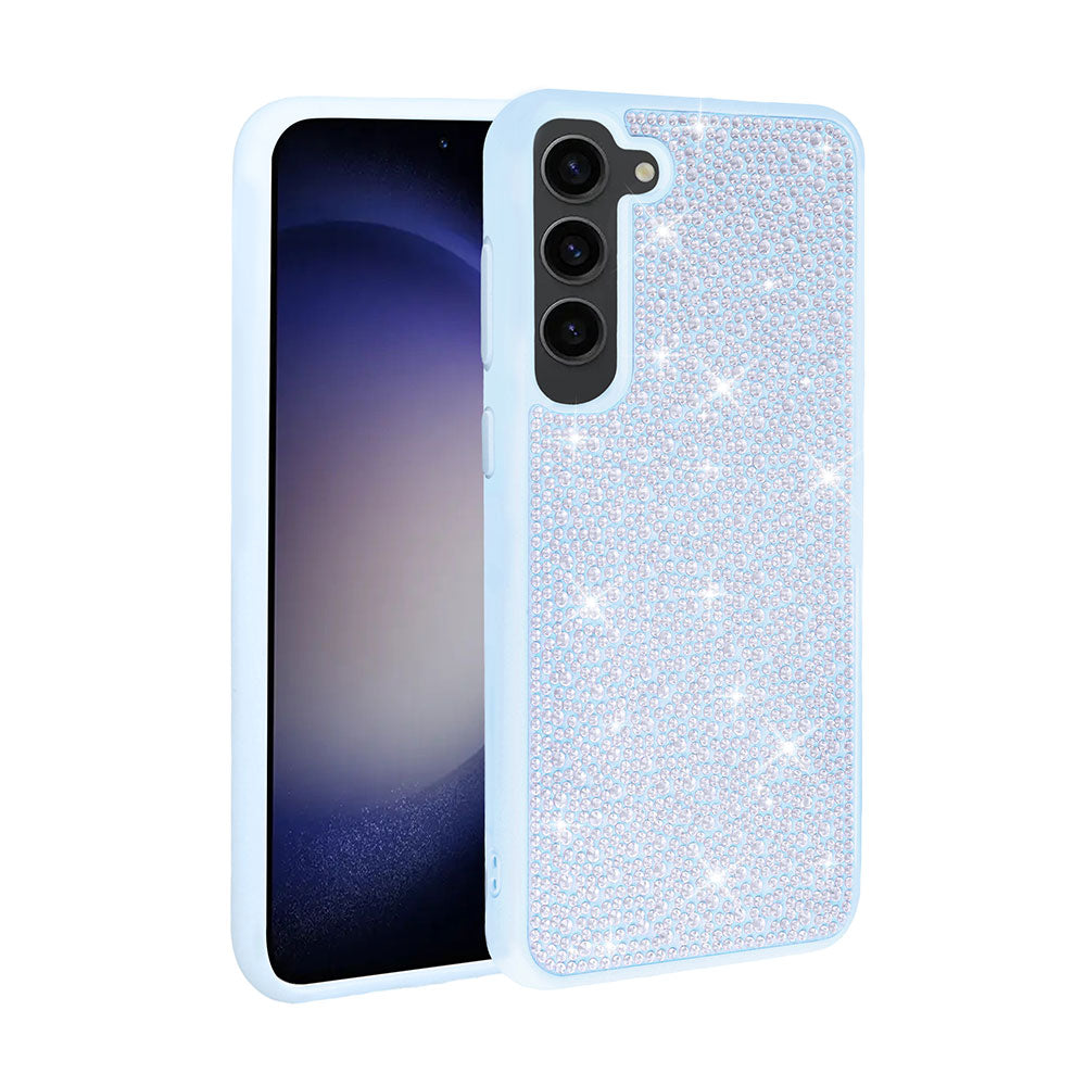 Galaxy S23 Uyumlu Kılıf Parlak Taşlı Tasarım Zore Ston Kapak