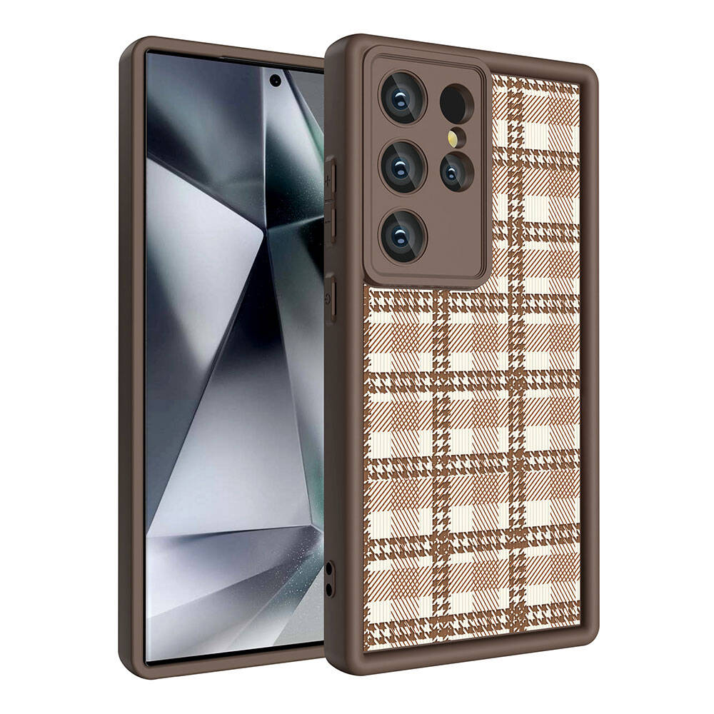 Galaxy S23 Ultra Uyumlu Kılıf Kamera Korumalı Baskılı Arka Yüzey Zore Klas Kapak