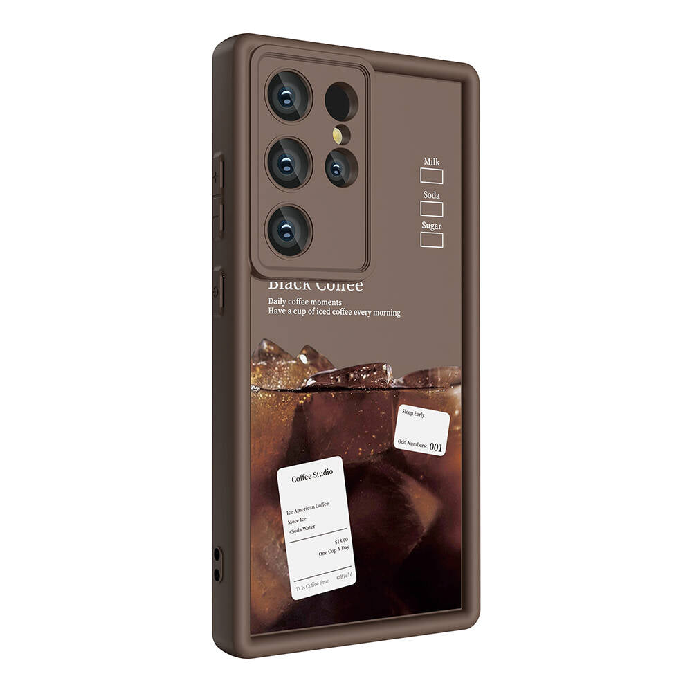 Galaxy S23 Ultra Uyumlu Kılıf Kamera Korumalı Baskılı Arka Yüzey Zore Klas Kapak