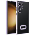 Galaxy S23 Ultra Uyumlu Kılıf Kamera Korumalı Logo Gösteren Zore Omega Kapak