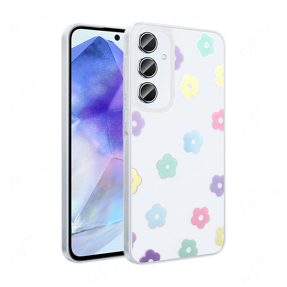 Galaxy S24 FE Uyumlu Kılıf Şeffaf Figürlü Zore Folk Sert Kapak