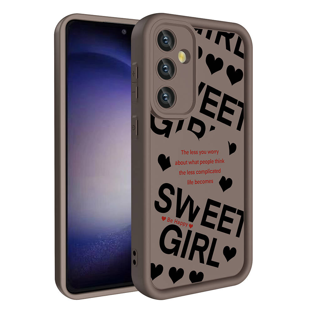 Galaxy S24 Uyumlu Kılıf Kamera Korumalı Baskılı Arka Yüzey Zore Klas Kapak