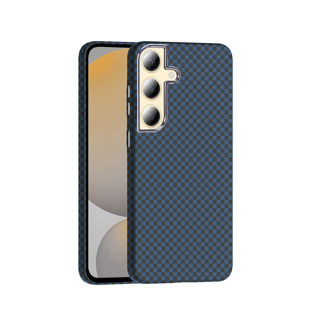 Galaxy S24 Uyumlu Kılıf M-safe Şarj Özellikli Karbon Fiber Görünümlü Zore Gros Kapak