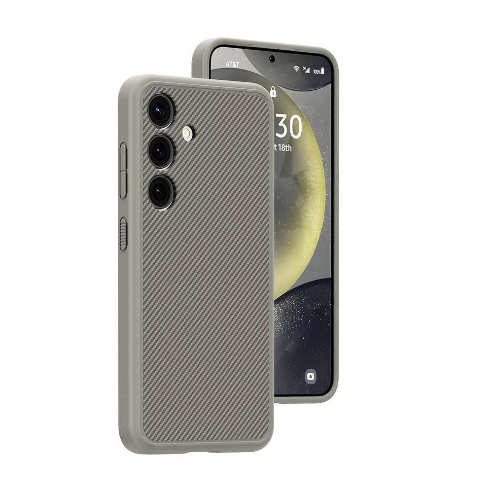 Galaxy S24 Plus Uyumlu Kılıf M-safe Şarj Özellikli Karbon Fiber Görünümlü Zore T-Karbon Kapak
