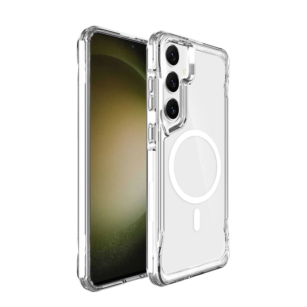 Galaxy S24 Plus Uyumlu Kılıf Zore M-safe Şarj Özellikli T-Max M-safe Kapak