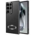 Galaxy S24 Ultra Uyumlu Kılıf Kamera Korumalı Logo Gösteren Zore Omega Kapak