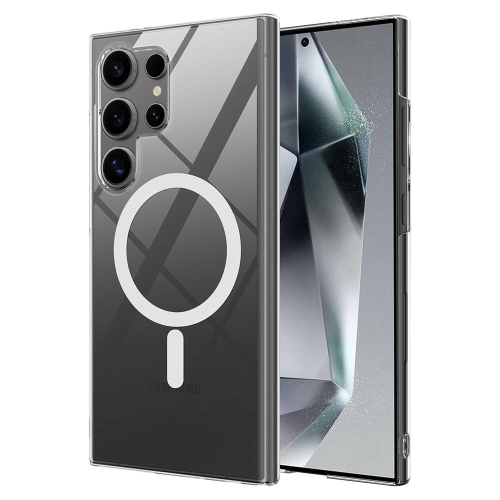 Galaxy S24 Ultra Uyumlu Kılıf Kamera Korumalı M-safe Sert PC Zore Porto Kapak