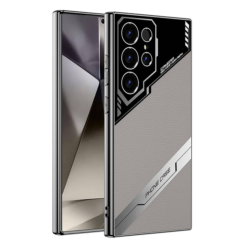 Galaxy S24 Ultra Uyumlu Kılıf Kamera Korumalı Suni Deri Tasarım Zore Yeni Seri Procase Kapak