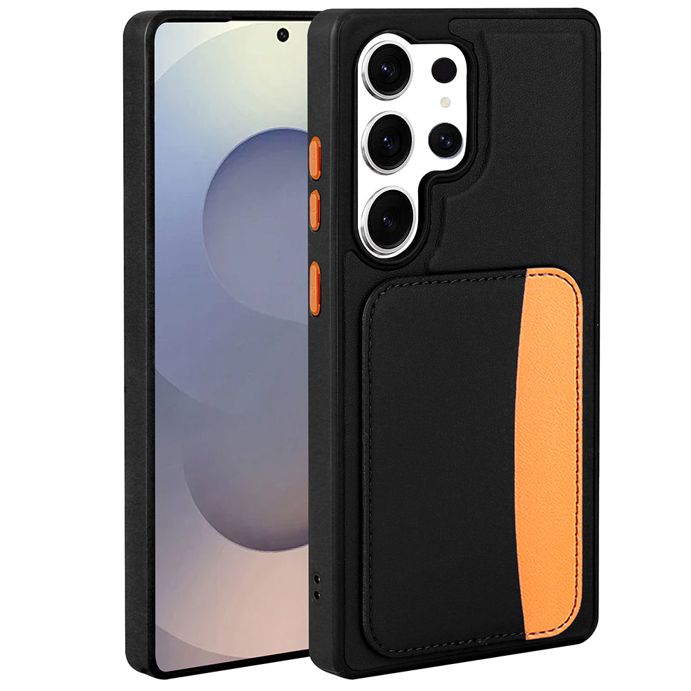 Galaxy S24 Ultra Uyumlu Kılıf Kartlıklı Zore X-Kart Silikon Kapak