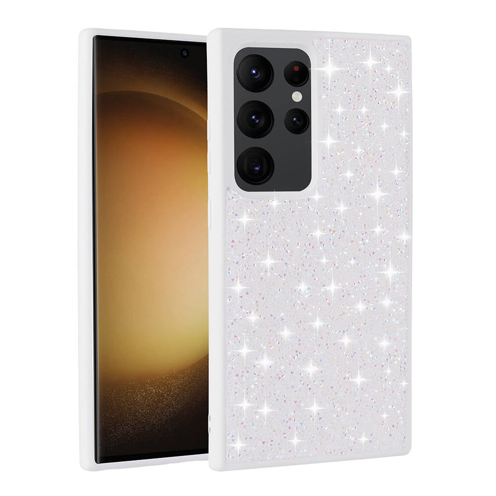 Galaxy S24 Ultra Uyumlu Kılıf Parlak Taşlı Tasarım Zore Pırlanta Kapak
