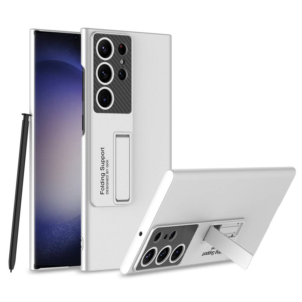 Galaxy S24 Ultra Uyumlu Kılıf Zore Standlı Ays Kapak