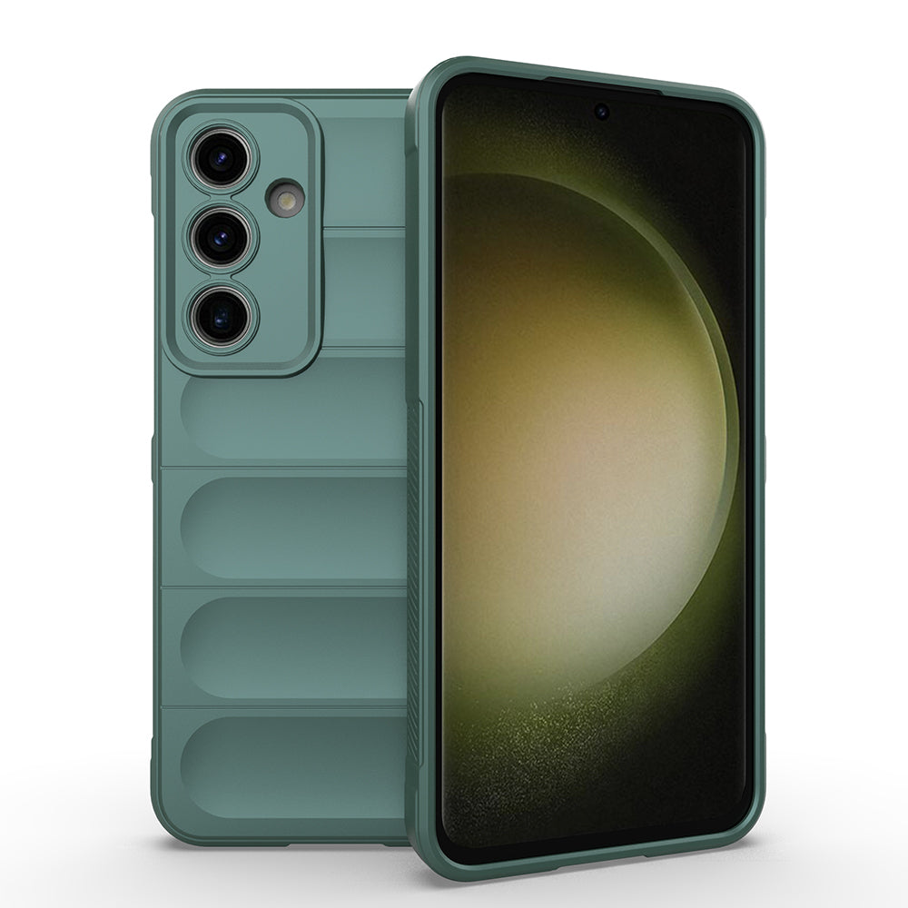 Galaxy S25 FE Uyumlu Kılıf Esnek TPU Oyuklu Arka Yüzey Tasarımlı Zore Etnik Silikon Kapak