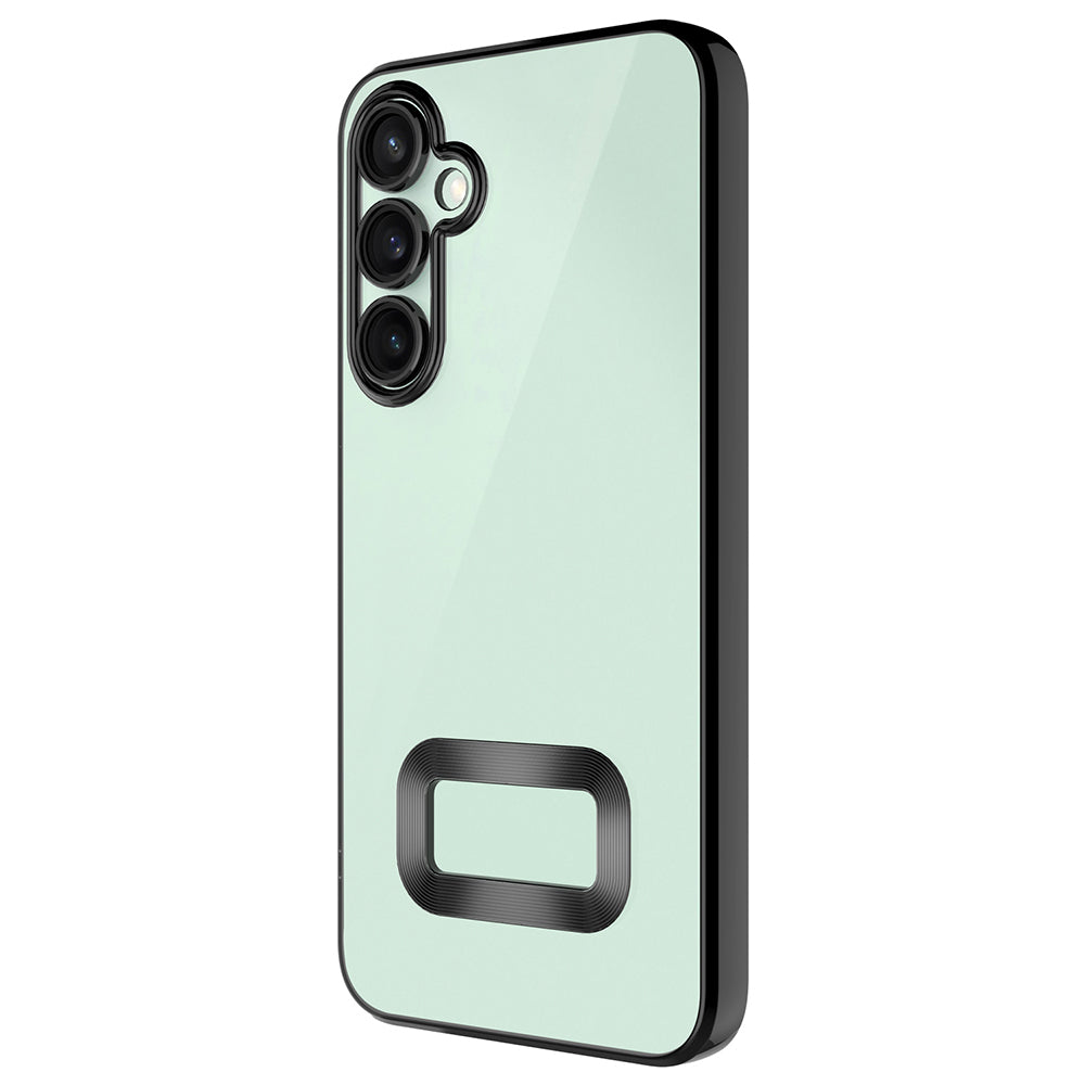 Galaxy S25 FE Uyumlu Kılıf Kamera Korumalı Logo Gösteren Zore Omega Kapak