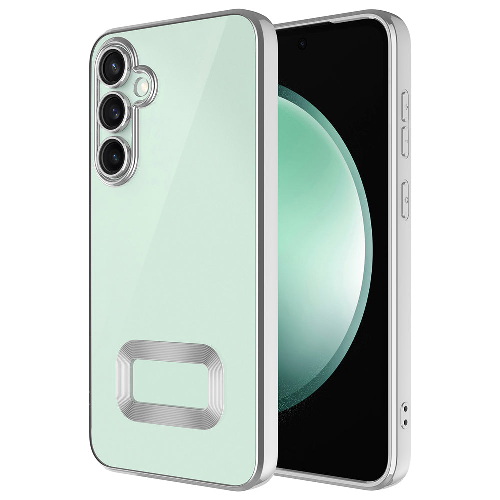 Galaxy S25 FE Uyumlu Kılıf Kamera Korumalı Logo Gösteren Zore Omega Kapak