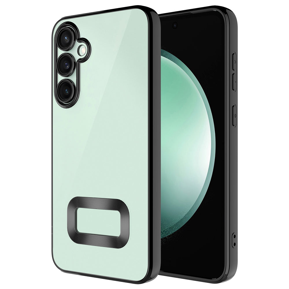 Galaxy S25 FE Uyumlu Kılıf Kamera Korumalı Logo Gösteren Zore Omega Kapak