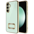Galaxy S25 FE Uyumlu Kılıf Kamera Korumalı Logo Gösteren Zore Omega Kapak