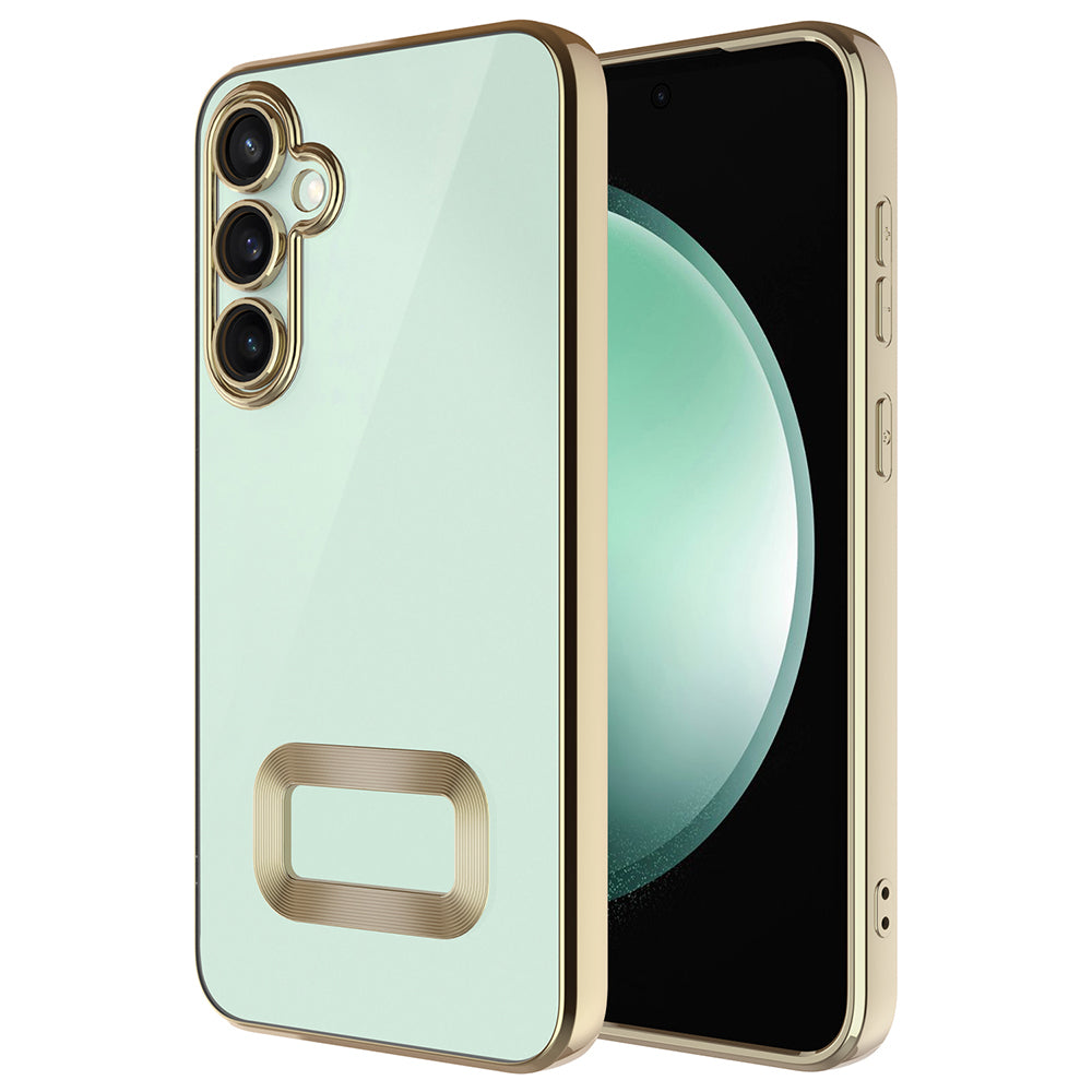 Galaxy S25 FE Uyumlu Kılıf Kamera Korumalı Logo Gösteren Zore Omega Kapak