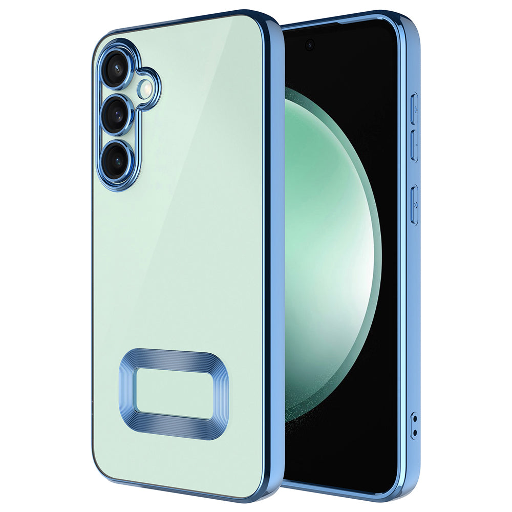 Galaxy S25 FE Uyumlu Kılıf Kamera Korumalı Logo Gösteren Zore Omega Kapak