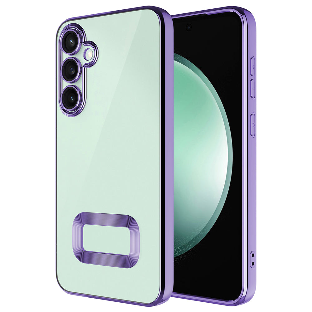 Galaxy S25 FE Uyumlu Kılıf Kamera Korumalı Logo Gösteren Zore Omega Kapak