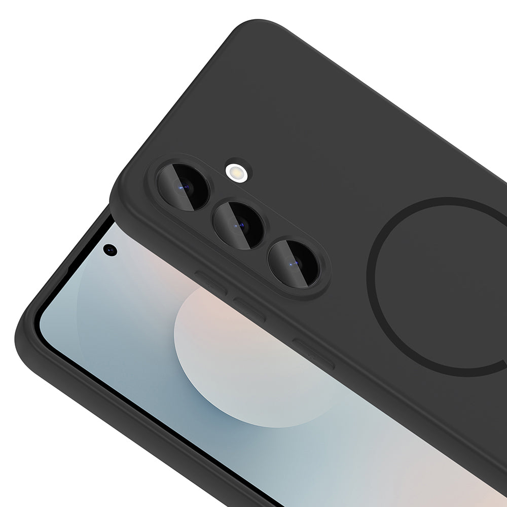 Galaxy S25 FE Uyumlu Kılıf M-safe Şarj Özellikli Zore Meta Kapak