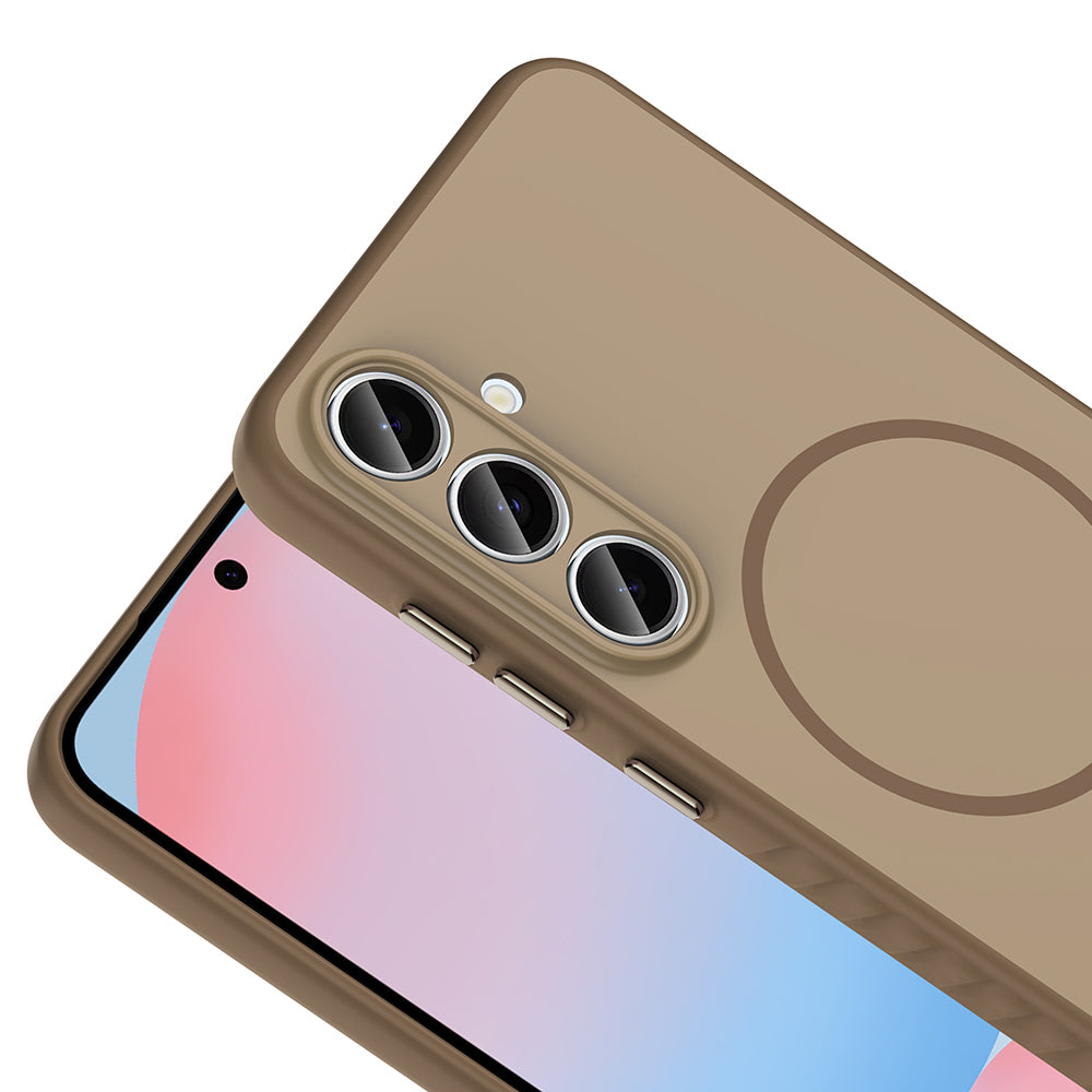 Galaxy S25 FE Uyumlu Kılıf M-safe Şarj Özellikli Zore Tea Kapak