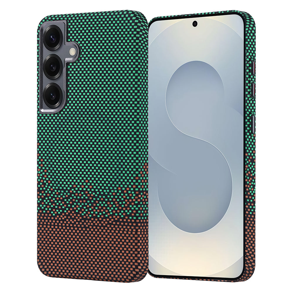 Galaxy S25 Uyumlu Kılıf M-safe Şarj Özellikli Karbon Fiber Görünümlü Zore Nekst Kapak