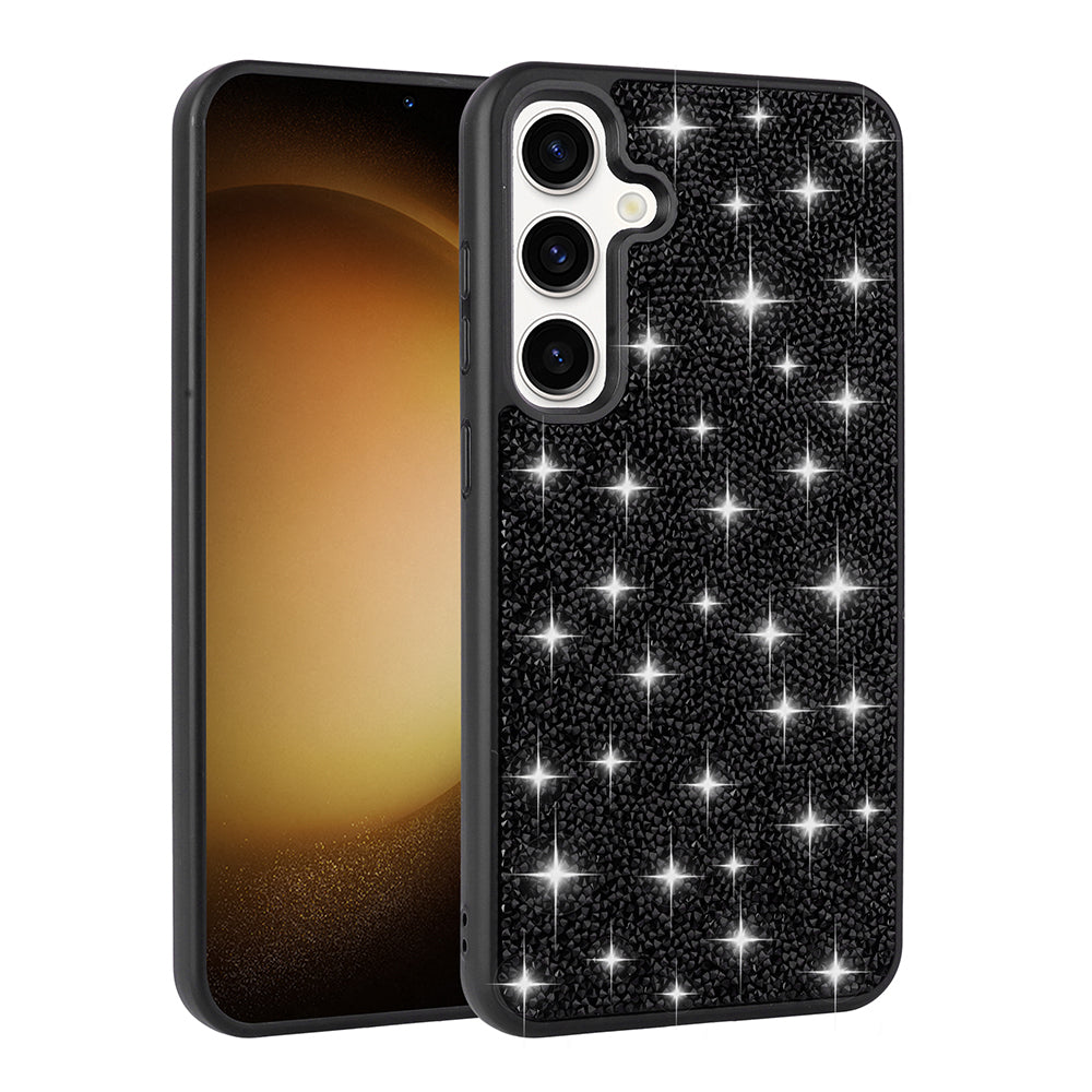 Galaxy S25 Uyumlu Kılıf Parlak Taşlı Tasarım Zore Pırlanta Kapak