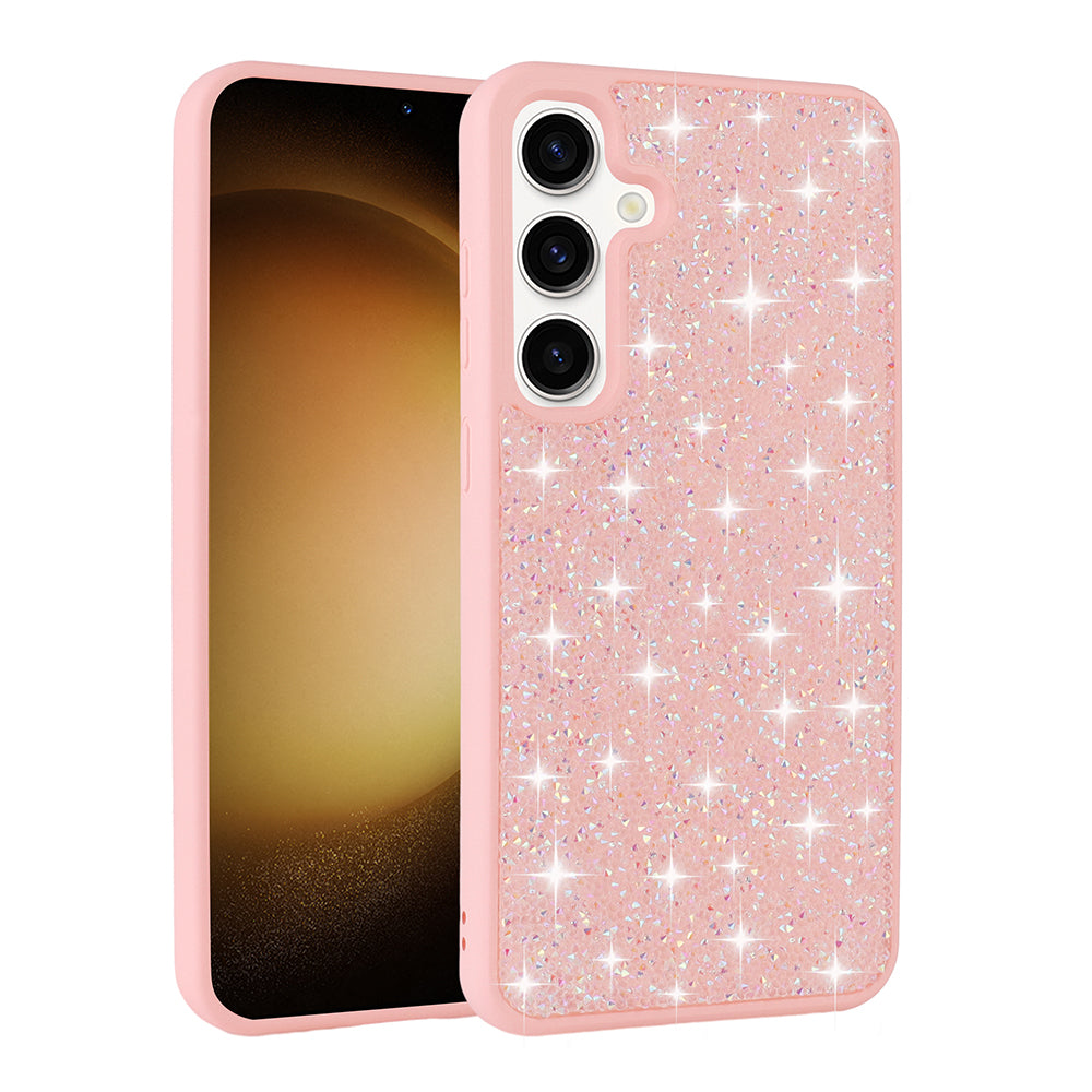 Galaxy S25 Uyumlu Kılıf Parlak Taşlı Tasarım Zore Pırlanta Kapak