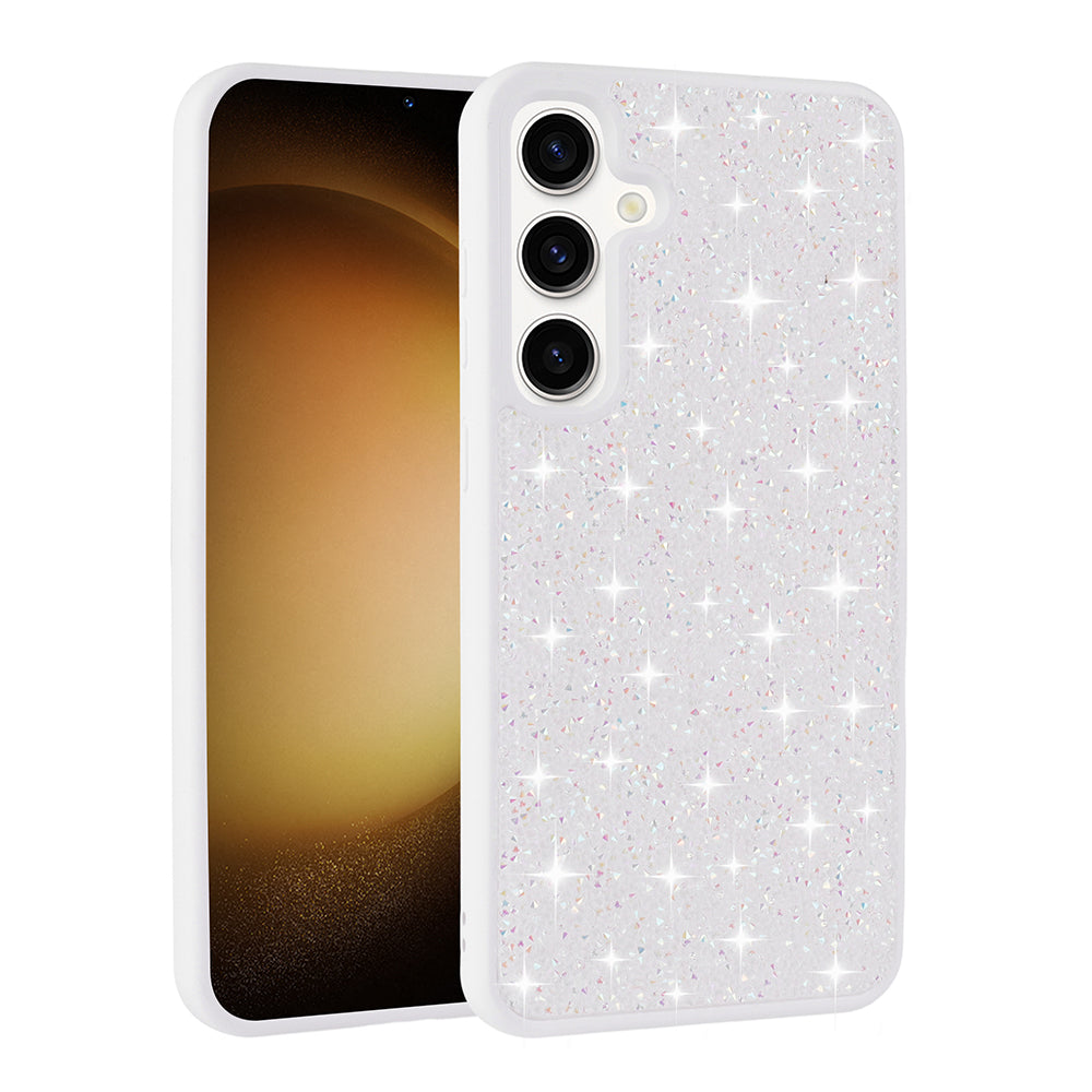Galaxy S25 Uyumlu Kılıf Parlak Taşlı Tasarım Zore Pırlanta Kapak