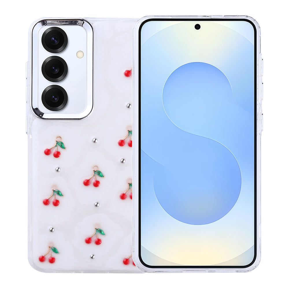Galaxy S25 Plus Uyumlu Kılıf Airbag Tasarımlı Simli Şeffaf Zore Kutup Kapak