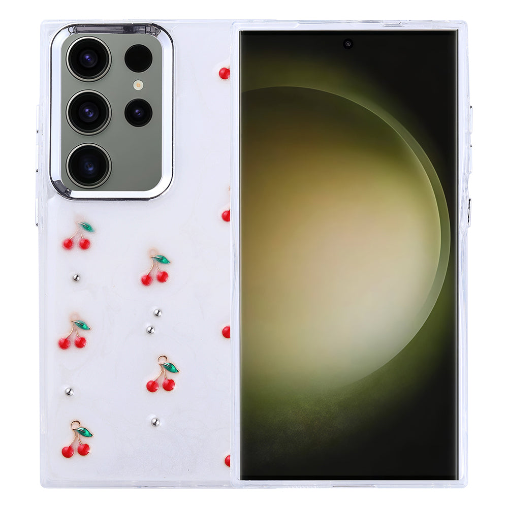 Galaxy S25 Ultra Uyumlu Kılıf Airbag Tasarımlı Simli Şeffaf Zore Kutup Kapak