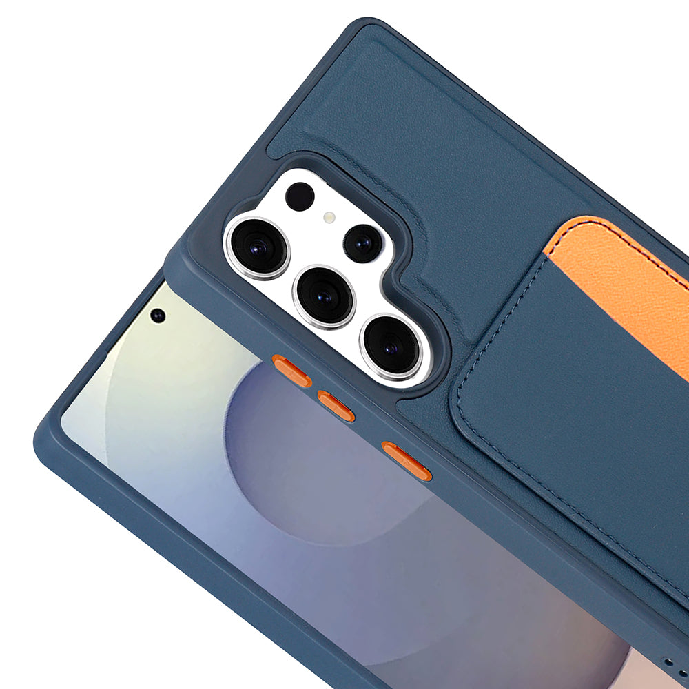Galaxy S25 Ultra Uyumlu Kılıf Kartlıklı Zore X-Kart Silikon Kapak