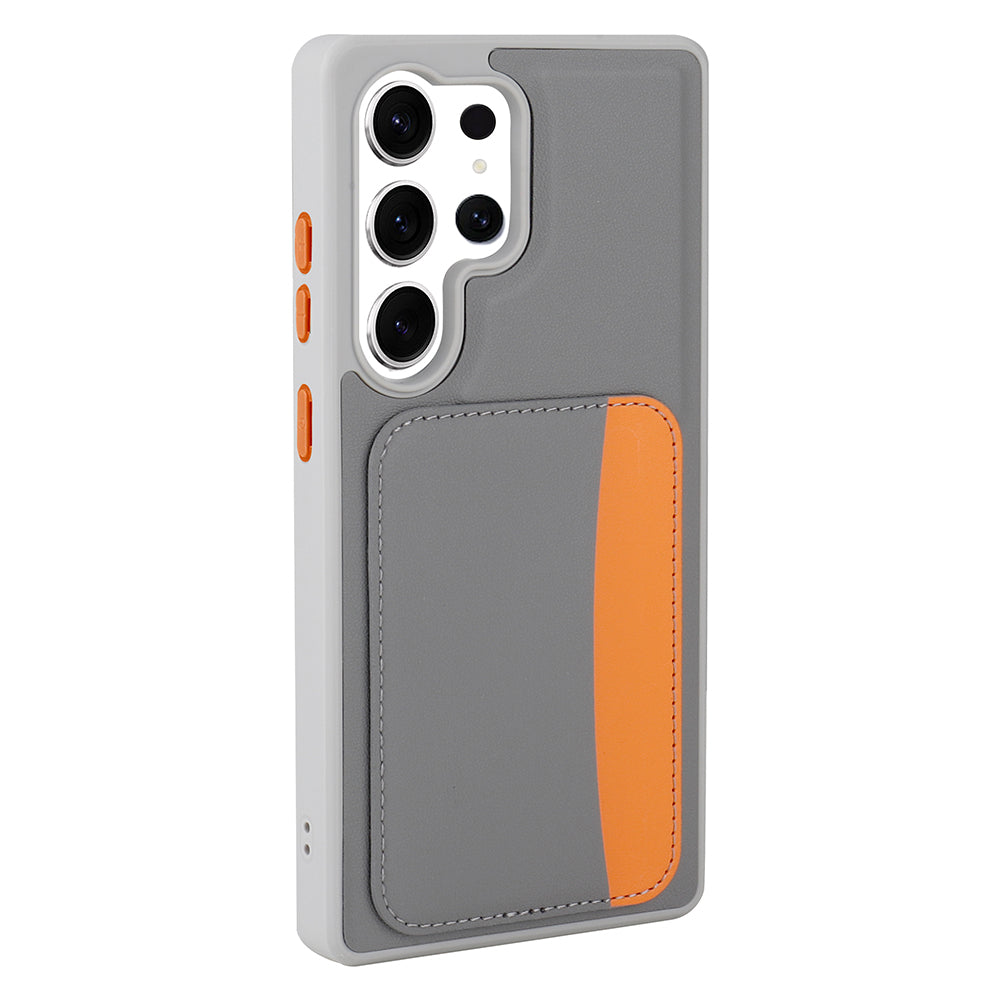 Galaxy S25 Ultra Uyumlu Kılıf Kartlıklı Zore X-Kart Silikon Kapak